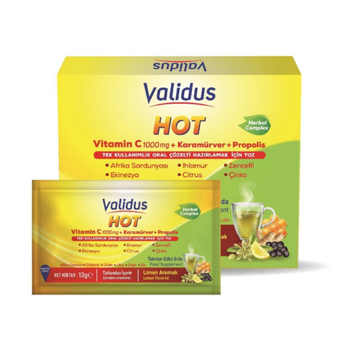 GJeRLZpJMaVAFpYiDHFx3l2SafqTQ8 Validus C Hot 13gr*12 Sachet (Herbal) - Image 1