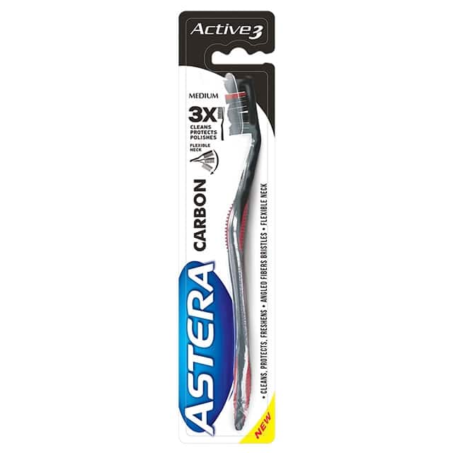 bFw556lqVVTich7wznthDSslFxplQG (1) ASTERA ACTIVE 3 კბილის ჯაგრისი ნახშირით 9998 medium - Image 1
