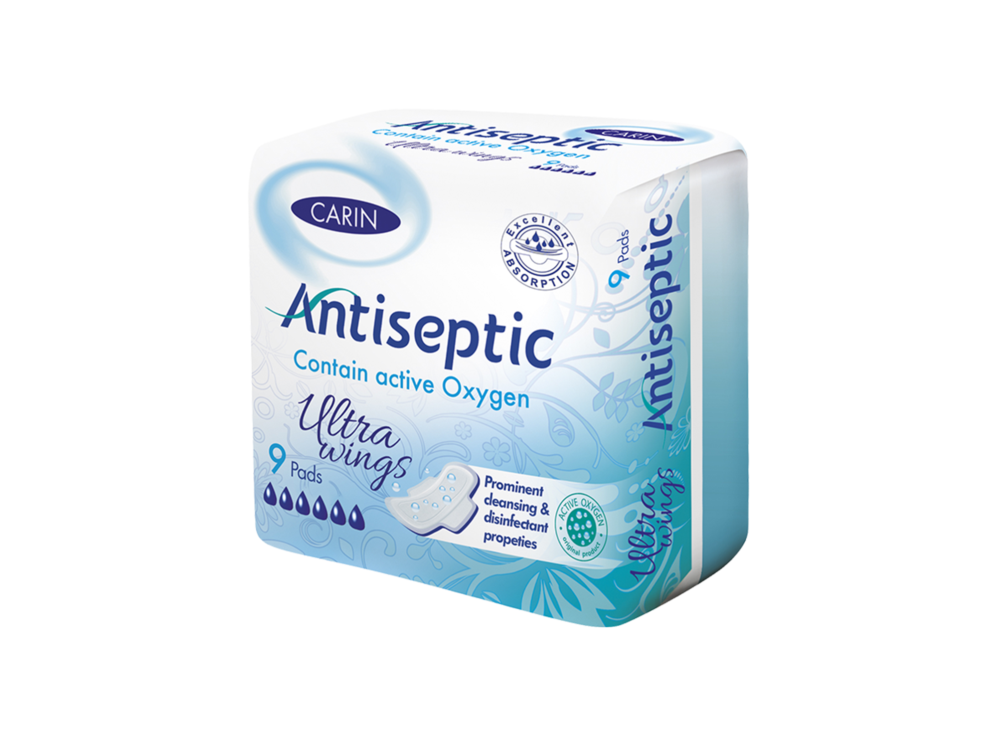 cylJd94PsKZGdMYhYtW6e6ACm6KkWt (1) Carin antiseptic ჰიგიენური საფენი 6 წვ N9 1451 - Image 1