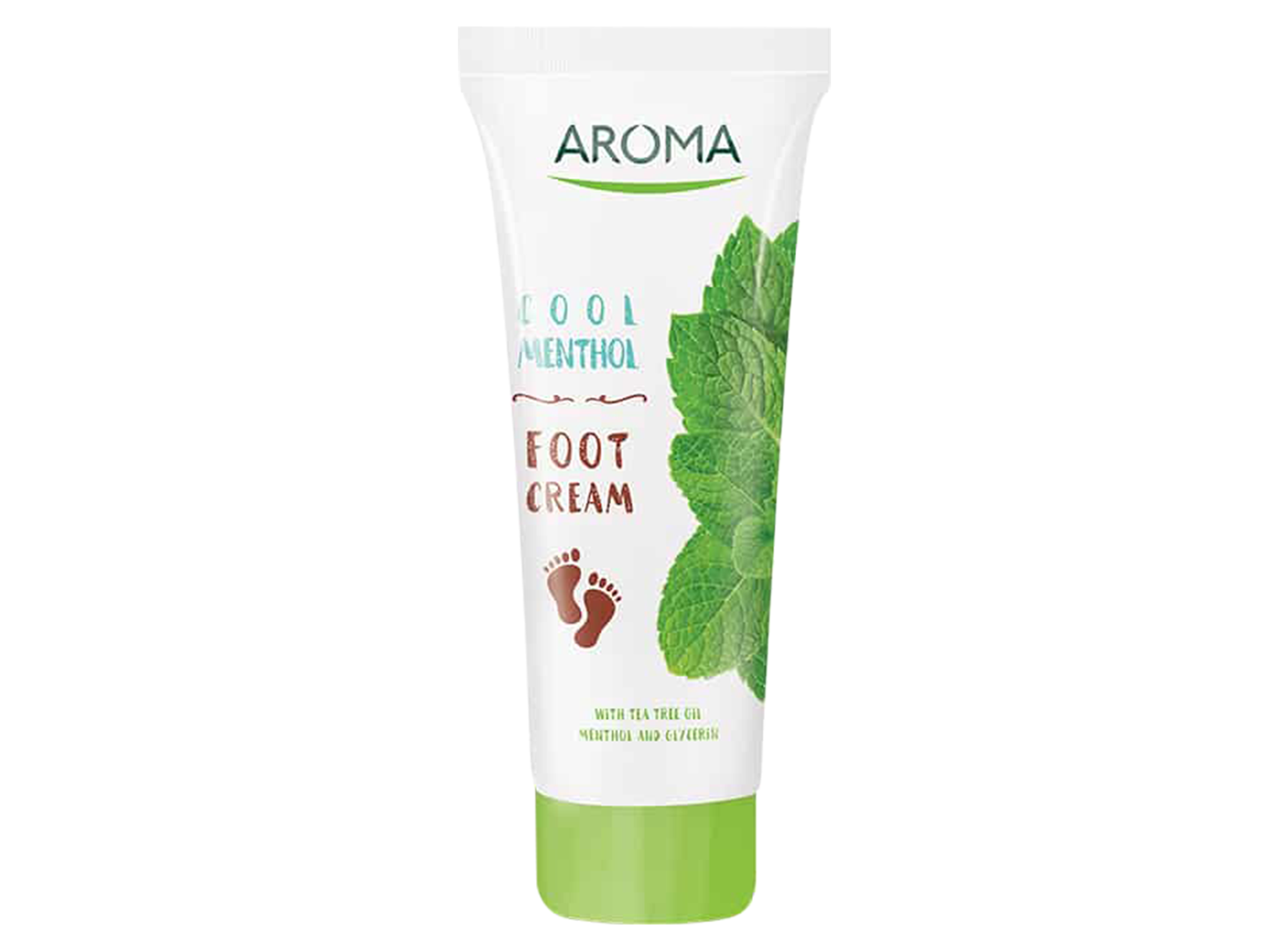 dU4XxUyLvQVqhQGCOBTh4LNDUa5KGt AROMA ფეხის კრემი 8173 GREEN LINE მენთოლით 75მლ - Image 1