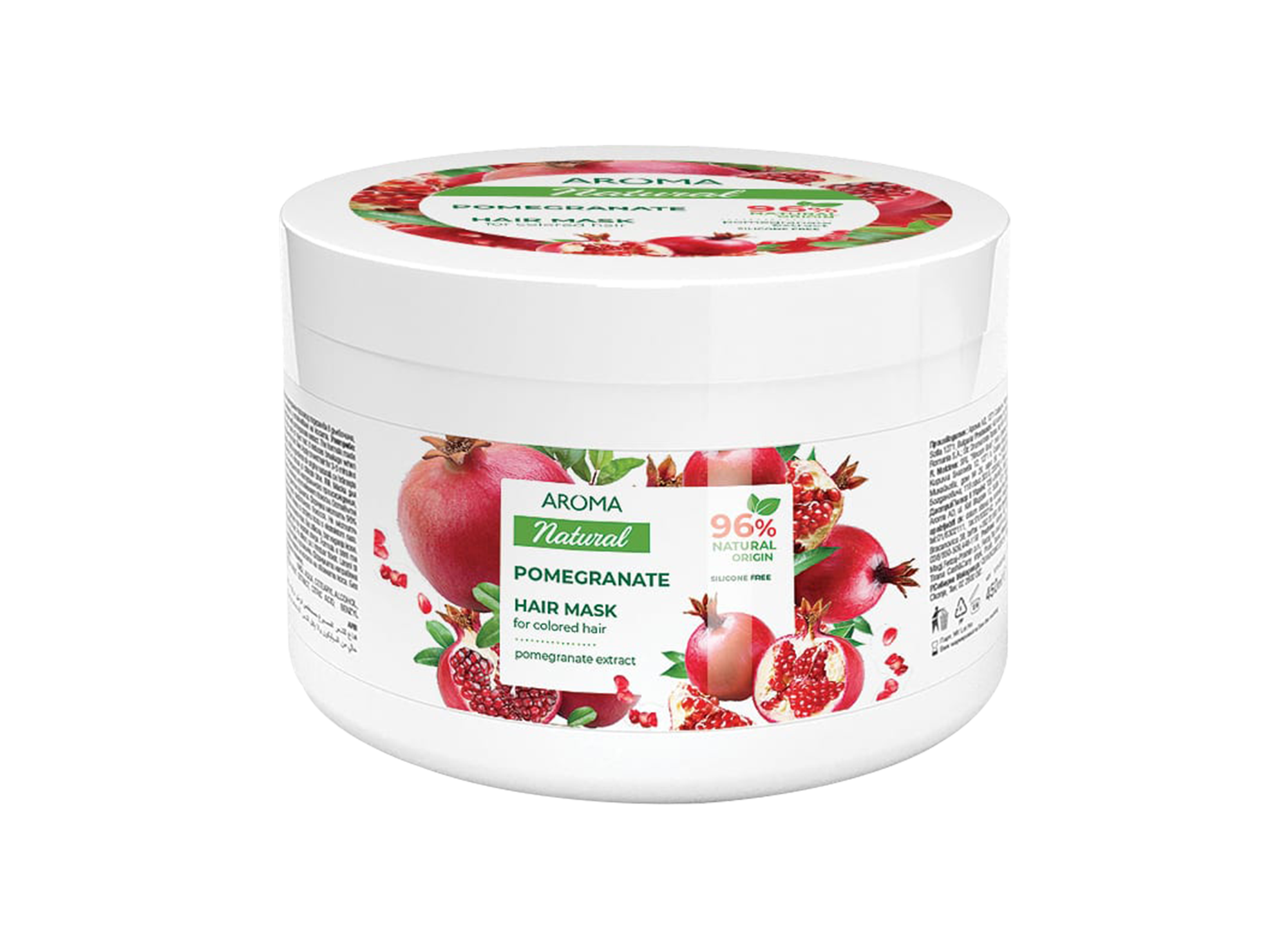 xCw7Ka1AwZCxXcwU5W8aokl5lLLeVp AROMA თმის ნიღაბი NATURAL 0956 ბროწეული 450მლ - Image 1